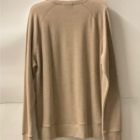 Mens Banana Republic Long Sleeve Waffle Pullover Large Brown NWT - Picture 6 of 6